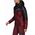 Γυναικείο μπουφάν adidas TERREX Techrock Year-Round Down Hooded Jkt - κόκκινο/μαύρο