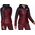 Γυναικείο μπουφάν adidas TERREX Techrock Year-Round Down Hooded Jkt - κόκκινο/μαύρο