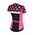 Γυναικεία μπλούζα ποδηλασίας RH+ Preppy W BLACK/FLUO PINK/WHITE - L