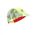Καπέλο Compressport Pro Racing Cap - πράσινο καμουφλάζ/φλουό κόκκινο