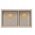 QUADRON | LOGAN 120 | γρανιτένιος νεροχύτης κουζίνας PEARL BEIGE + MIEDŹ PVD | διάσταση: 76 x 45 x 23,5 cm | 2-θέσιος εντοιχισμένος | ελάχιστο πλάτος ντουλαπιού: 80 cm