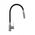 Μπαταρία κουζίνας Invena Dalis, inox/μαύρο BZ-64-043-L