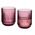 ELISE PURPLE Σετ 4 ποτήρια 260ml7,5x9,4cm