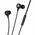 Ενσύρματα ακουστικά εντός αυτιού Jack 3,5 mm Hoco M116 μαύρα