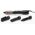 BaByliss AS122E, Hot air brush, Warm, Buttons, Black, Rose gold, Ceramic, 2.2 m