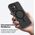 Θήκη σιλικόνης AMAZINGTHING Titan Pro Mag Case με μαγνητικό δακτύλιο για iPhone 16 - μαύρο