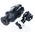 Απλός βύσμα WG-02 IP44 16A 250V Rumlux μαύρο