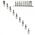 Geko Σετ κλειδιών Torx T10-60 1/4" CRV(10/20)