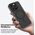 Θήκη σιλικόνης AMAZINGTHING Titan Pro Mag Case με μαγνητικό δακτύλιο για iPhone 16 Pro Max - μαύρο