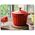 Σμάλτο χυτοσίδηρο BUYDEEM 1,8L, μοντέλο CP541, χρώμα Koi Red