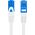 Lanberg PATCHCORD KAT.6A S/FTP LSZH CCA 0.5M BIAŁY FLUKE PASSED LANBERG