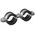 Διπλός σφιγκτήρας UDG με επένδυση 1/2 (20-23mm) KPL M8 γαλβανισμένος