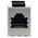 Σύνδεσμος Keystone Equip ακατέργαστος Cat6 2xRJ45 Μεταλλικό σετ 8 τεμαχίων