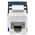 Equip Keystone Jack μη θωρακισμένο Cat.6A εργαλείο 8 τεμ. λευκό