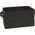 Storage Solutions Koszyk do przechowywania filcowy składany czarny 36x27x20 cm