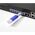 Renkforce RJ45 LAN-port RF-4695234 Σετ με 10 τεμ. Ασημί μπλε συμπεριλαμβανομένου 1 κλειδιού RF-4695234