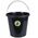 Wiadro plastikowe czarne 10 l