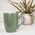 Orion Kubek z uchem do picia kawy herbaty napojów ceramiczny zielony alfa 350 ml