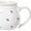 Orion Kubek z uchem ceramiczny biały MODROBILA 190 ml