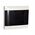 Επιτοίχια μονάδα Legrand Practibox S 137437P 2x18 μονάδες IP40 με διαφανείς πόρτες + διακόπτης υπερφόρτωσης 1P B16 RX3 (2 τεμ.)
