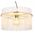 Globo Gorley 15698HM κρεμαστό φωτιστικό 1x60W E27 χρυσό/διαφανές