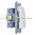 Διπλός διακόπτης κεριού KONTAKT-SIMON CW5C.01/49 10AX 250V ταχυσύνδεσμος SIMON10 μαύρο