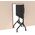 PEERLESS-AV SR860-EUK Rollwagen Trolley με ράφι για οθόνες έως 190,5cm 75 ίντσες έως 56kg έως VESA 800x400 χρώμα μαύρο