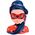 Κεφαλή στυλ MIRACULOUS Ladybug Deluxe, 50247