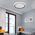 Lamkur Gemma 49908 ανεμιστήρας οροφής φωτιστικό 1x37W LED 3000K 4000 lm λευκό