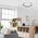 Lamkur Gemma 49908 ανεμιστήρας οροφής φωτιστικό 1x37W LED 3000K 4000 lm λευκό