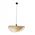 Φωτιστικό κρεμαστό MAXlight Koshi P0498 1x60W E27 μπεζ/μαύρο