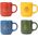 Harry Potter Harry Potter - Zestaw kubków ceramicznych ze stojakiem 300 ml 4 szt. Hogwart Houses
