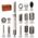 Cecotec Bamba CeramicCare 14in1 AirGlam Champagne Wielofunkcyjna lokówka do włosów
