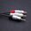 Kabel Qoltec Jack 3.5mm - RCA (Cinch) x2 1m czarny (52339)