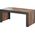 Cama Meble Ława/Stolik MILA 120x60x50 dąb wotan + antracyt
