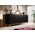 Cama Meble Komoda GLAMOUR 180x40x75,5 czarny mat + złoty