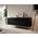 Cama Meble Komoda HOLE 190x40,5xH74,5 czarny mat