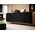 Cama Meble Komoda PAFOS na złotym stelażu ze stali 200x40x102 czarny mat