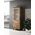 Cama Meble Witryna NORD 60x38x182,5 dąb wotan/antracyt