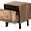 Cama Meble Szafka nocna NORD 2szt. 40x38xH45 dąb wotan/antracyt
