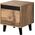 Cama Meble Szafka nocna NORD 2szt. 40x38xH45 dąb wotan/antracyt