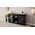 Cama Meble Komoda 160x80x35 GRANERO czarny/czarny poł