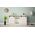 Cama Meble Komoda 160x80x35 GRANERO biały/biały połysk