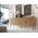 Cama Meble Komoda JUNGLE 190x40,5x74,5 dąb wotan + czarne nóżki