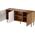 Cama Meble Komoda JUNGLE 152x40,5x74,5 dąb wotan + czarne nóżki
