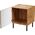 Cama Meble Szafka nocna 2szt. JUNGLE 53,5x40,5x44 dąb wotant + czarne nóżki