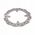 Σταθερός πίσω δίσκος φρένων, 240/121,5x3,5mm 4x140mm, διάμετρος οπών στερέωσης 6,5mm, απόσταση 0 ταιριάζει σε: HM CRE 125R/250/250 F Enduro/250 X Enduro/250R/250RX/300RX/300X/400 RX/450 X Supermotard