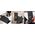 Kabura FANCY Book do SAMSUNG A14 4G / A14 5G czarny