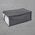 Segu soma 40x60x26cm Γκρι 8000303317333