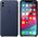 Apple iPhone XS Max Leather Case midnight blue